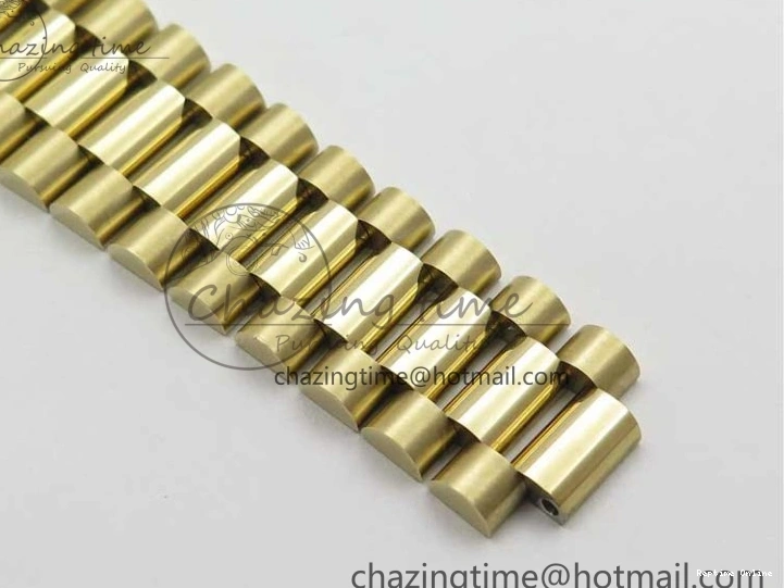 1218 Day-Date 40mm 228239 BP New Dial Version 904 YG Silver Stick Markers Dial on YG President Bracelet A Sophisticated 2807